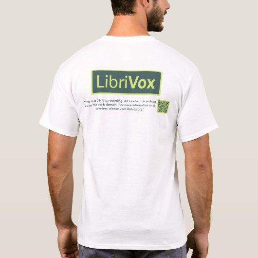 LibriVox Shirt - Style 1 Tシャツ (裏面)