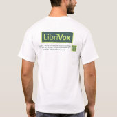LibriVox Shirt - Style 3 Tシャツ (裏面)