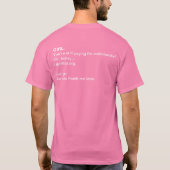 LibriVox Tシャツ (裏面)