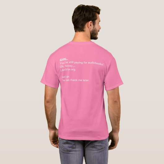 LibriVox Tシャツ (裏面フル)