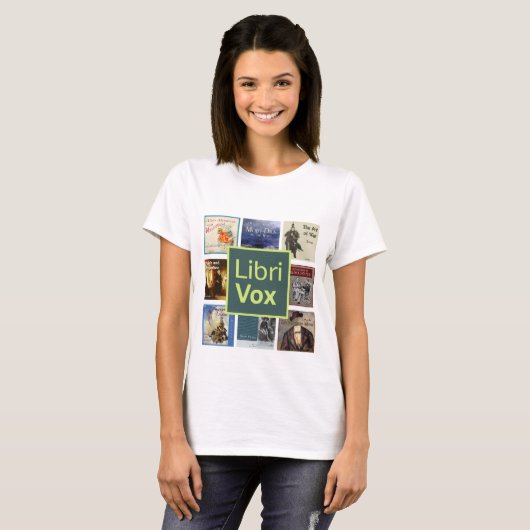 LibriVox Tシャツ - スタイル1 (正面フル)