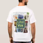 LibriVox Tシャツ - スタイル2 (裏面)