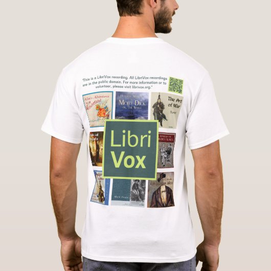 LibriVox Tシャツ - スタイル2 (裏面)