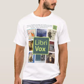 LibriVox Tシャツ - スタイル3 (正面)