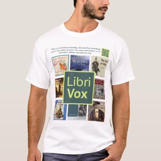 LibriVox Tシャツ - スタイル3 (正面)