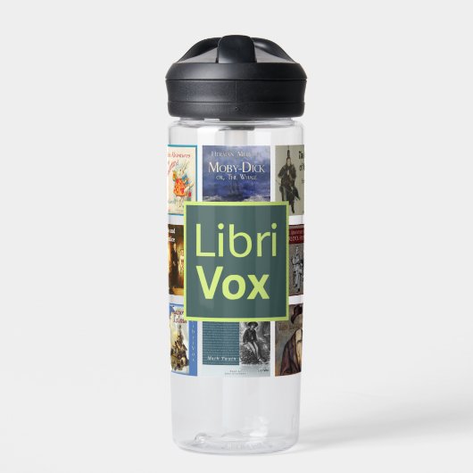 LibriVox Water Bottle ウォーターボトル (正面)