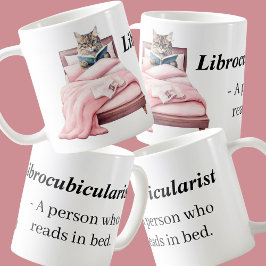 Librocubicularist本好読家のベッド コーヒーマグカップ