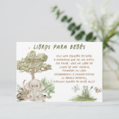 Libros para Bebebees Baby Shower Card サンキューカード (スタンド正面)