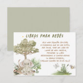 Libros para Bebebees Baby Shower Card サンキューカード (正面/裏面)