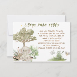 Libros para Bebebees Baby Shower Card サンキューカード