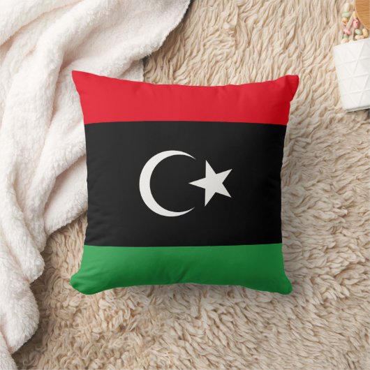 Libya Flag クッション (ブランケット)