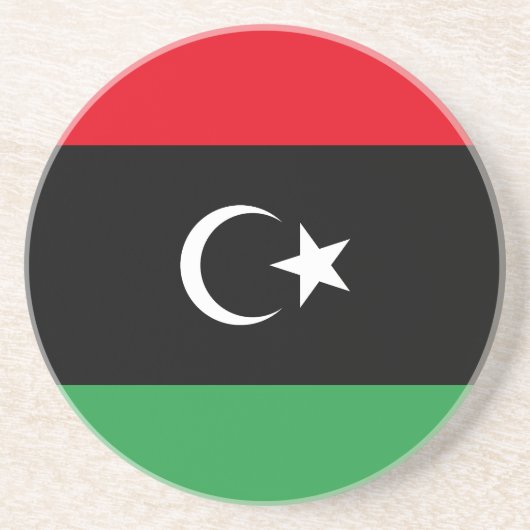 Libya Flag コースター (正面)