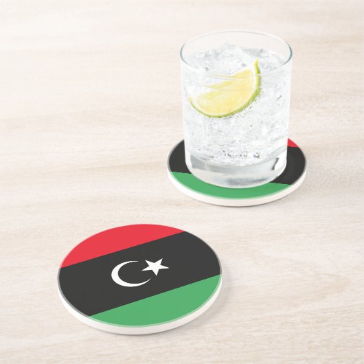 Libya Flag コースター (側面)