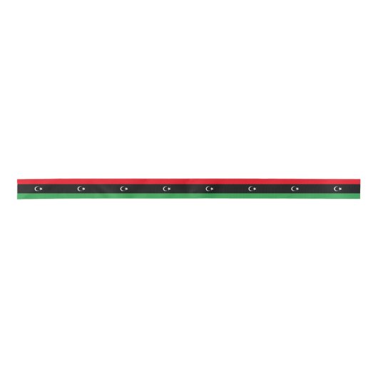 Libya Flag サテンリボン (正面)