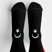 Libya Flag ソックス (上部)