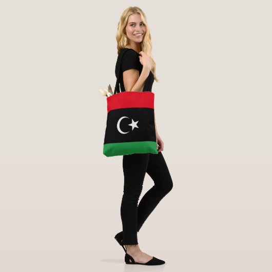 Libya Flag トートバッグ (モデル)