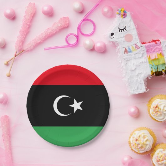 Libya Flag ペーパープレート (パーティー)