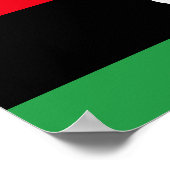 Libya Flag ポスター (角)