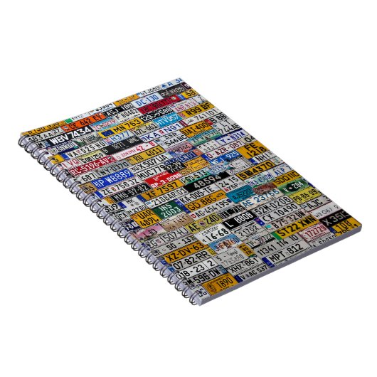 License Plate notebook ノートブック (右側)