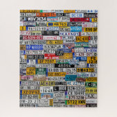 License Plate puzzle ジグソーパズル (縦)