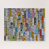 License Plate puzzle ジグソーパズル (横)
