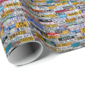 License Plate wrapping paper ラッピングペーパー (ロールコーナー)