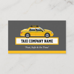 Licensed Cap Driver Chauffeur – イエロータクシー 名刺