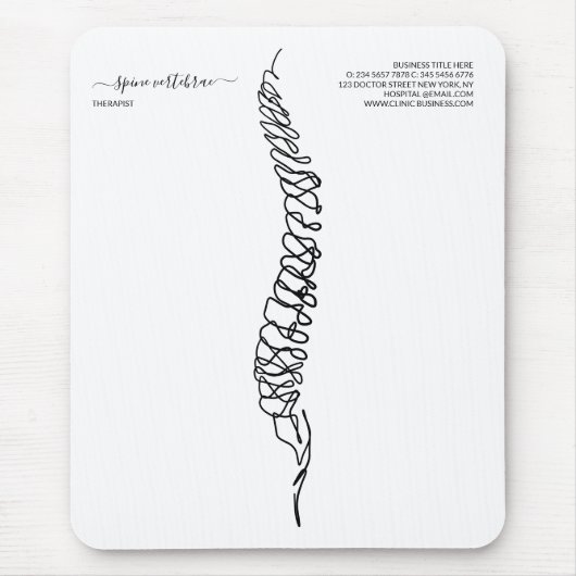 Licensed Chiropractor Massage Therapist マウスパッド (正面)
