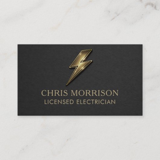 Licensed Electrician Professional 名刺 (正面)