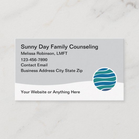 Licensed Family Counseling Service 名刺 (正面)