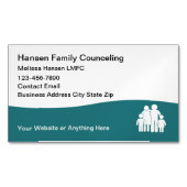 Licensed Family Counselor Mental Health マグネット名刺 (正面)