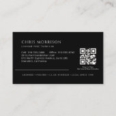 Licensed HVAC Specialist QR Code  名刺 (裏面)