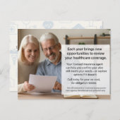 Licensed Insurance Agent Marketing Postcard – 2026 シーズンポストカード (正面/裏面)