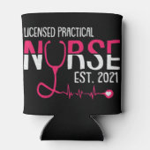 Licensed Practical Nurse Est  LPN LVN Grad Student 缶クーラー (裏面)
