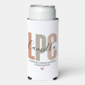 Licensed Professional Counselor Gifts, LPC Therapi スリム缶クーラー (Seltzer正面)