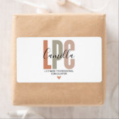 Licensed Professional Counselor Gifts, LPC Therapi ラベル (インサイチュ)