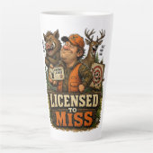 Licensed To Miss カフェラテマグ (正面)