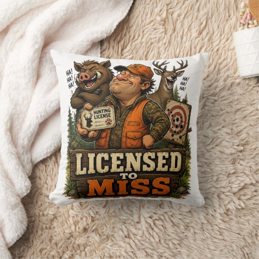 Licensed To Miss クッション (ブランケット)