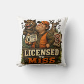 Licensed To Miss クッション (正面)