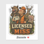 Licensed To Miss シール (シート)