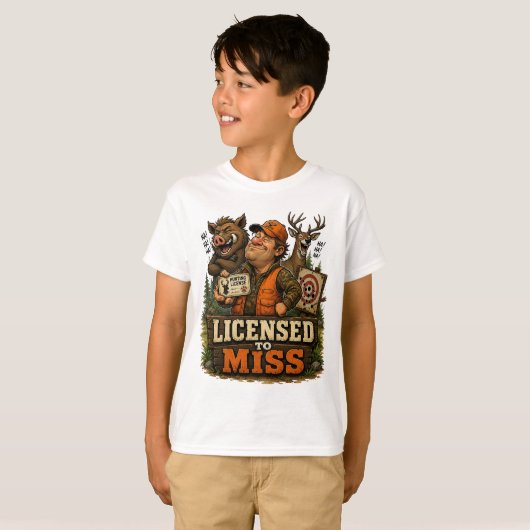 Licensed To Miss Tシャツ (正面フル)