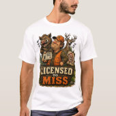 Licensed To Miss Tシャツ (正面)