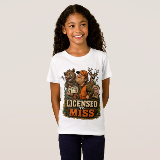 Licensed To Miss Tシャツ (正面フル)