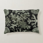 Lichen by Ernst Haeckel、ヴィンテージ自然工場 アクセントクッション (正面)