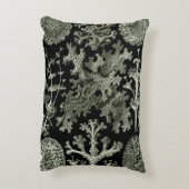 Lichen by Ernst Haeckel、ヴィンテージ自然工場 アクセントクッション (裏面(縦))