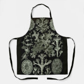 Lichen by Ernst Haeckel、ヴィンテージ自然工場 エプロン (正面)