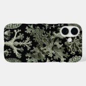 Lichen by Ernst Haeckel、ヴィンテージ自然工場 Case-Mate iPhoneケース (裏面 (横))