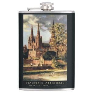 Lichfieldのカテドラルの眺め フラスク