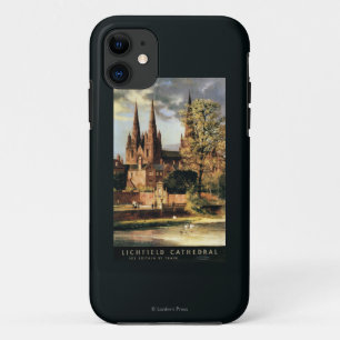 Lichfieldのカテドラルの眺め iPhone 11 ケース