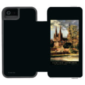 Lichfieldのカテドラルの眺め Incipio iPhoneウォレットケース (フォリオオープン)
